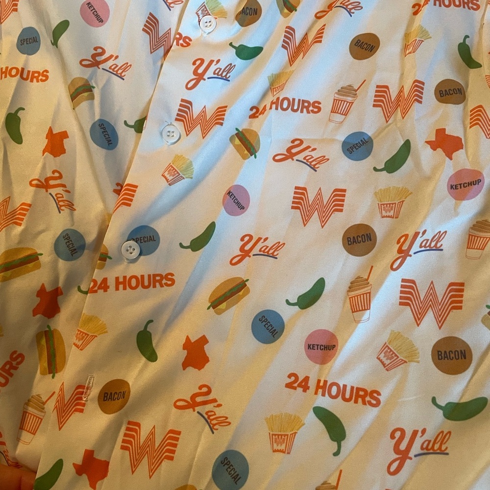 Whataburger Button Down Shirt - image 3